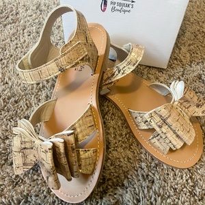 Pipperdoodles Cork Sandals